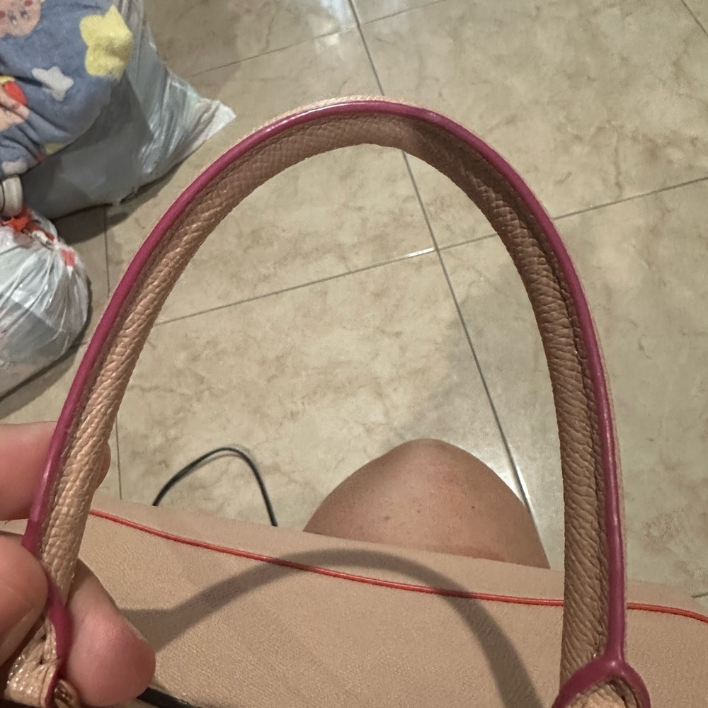 Coach Pink Satchel with Double Top Handles and Gold Accents - Picture 10 of 12